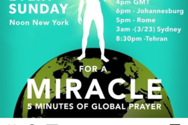 5Prayer of minutes around the world – Every Sunday / Monday