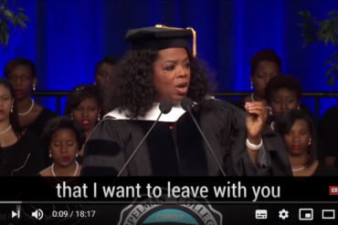 Oprah Winfrey’s Life Advice – Three Things for YOU